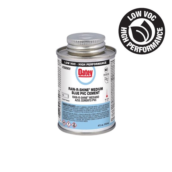 Oatey Rain-R-Shine Blue Cement For PVC 4 oz 30890V - main